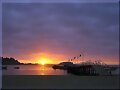 Atardecer en Algarrobo  (Chile)