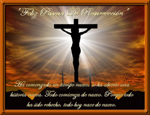 "Feliz Pascua de Resurrección"