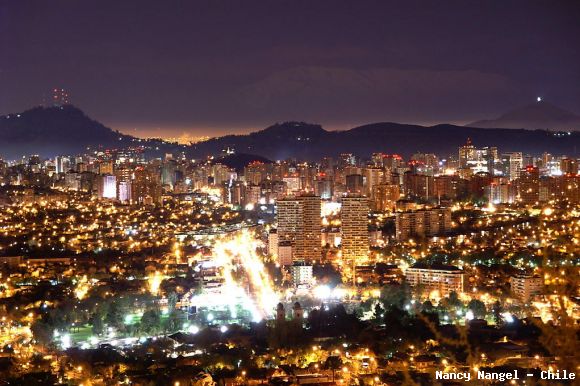 Santiago de Noche (Chile)