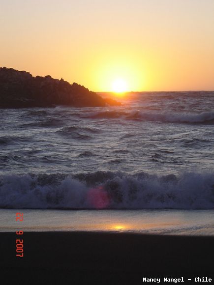 Atardecer en Cobquecura   (Chile)