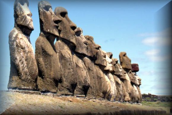 Los Moais de Isla de Pascua  (Chile)