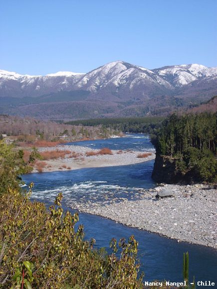 Río Bio Bio desde la Carretera Ralco