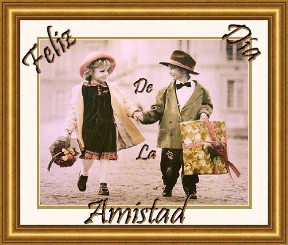 "20 Julio Feliz Día de La Amistad"