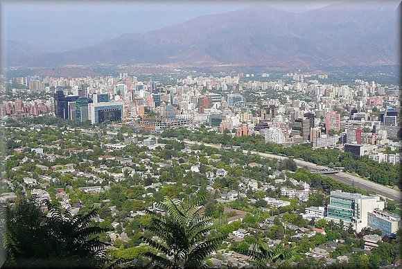 Santiado desde Pedro de Valdivia   (Chile)
