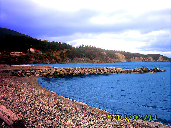 Lago Khami en Tierra del Fuego, Patagonia