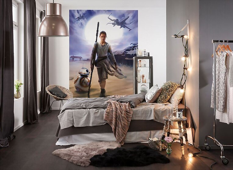 Fotomurales Star Wars Rey