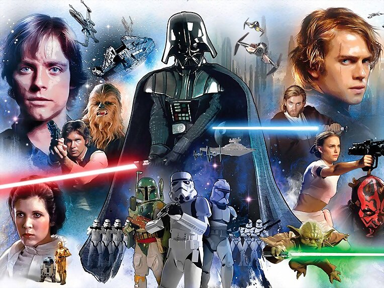 FOTOMURAL STAR WARS COLLAGE