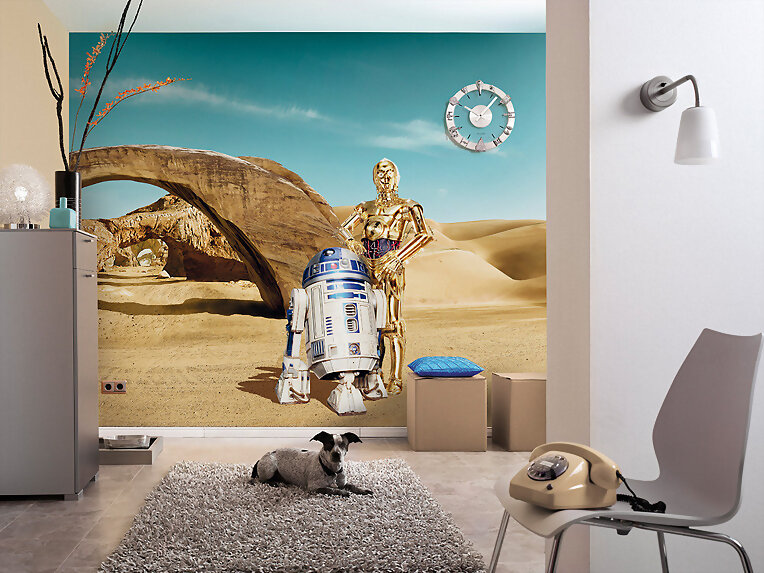 FOTOMURAL STAR WARS LOST DROIDS