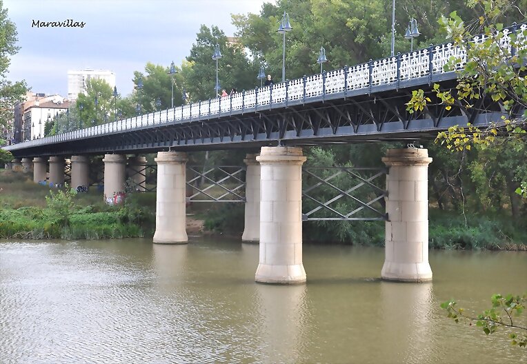 PUENTE DE HIERRO DE LOGROÑO