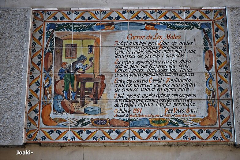"CARRER DE LES MOLES"Barcelona -