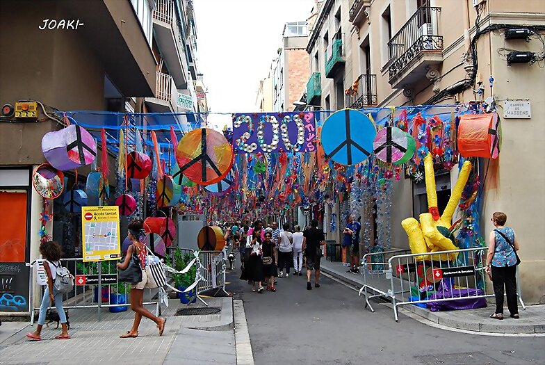 FIESTAS DE GRACIA 2017-Barcelona -.
