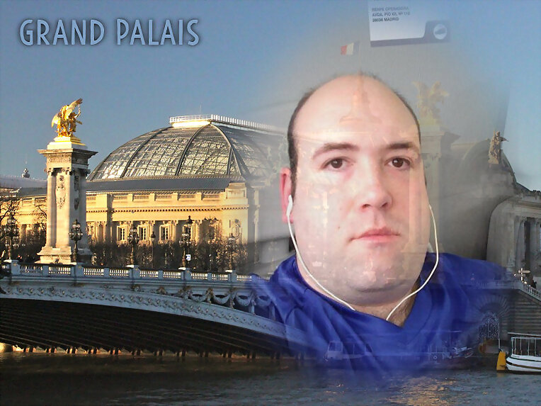 Montaje con el grand Palais des Beaux-Arts
