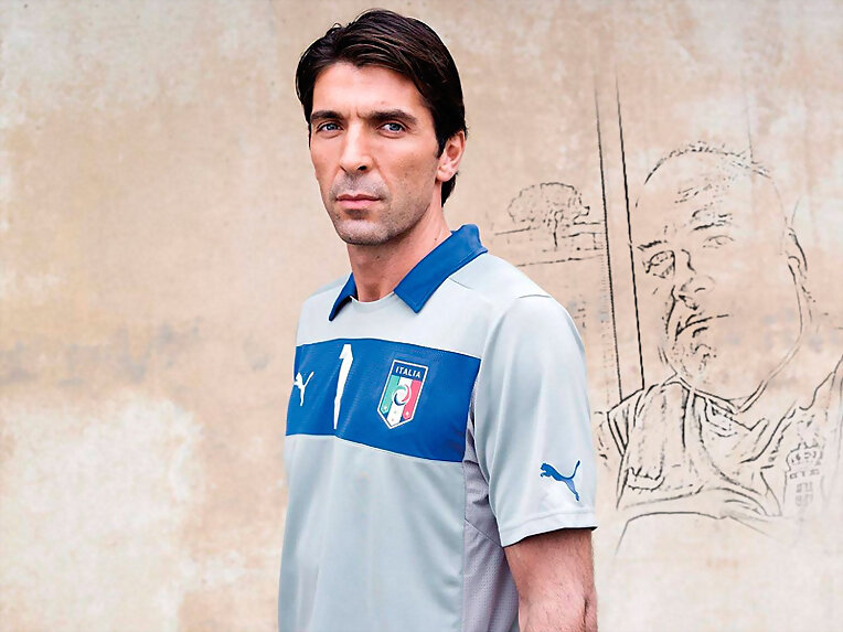Montaje con Gianluigi Buffon