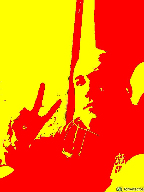 Montaje vintage amarillo