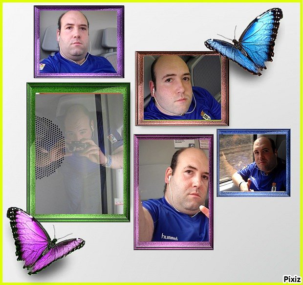 Collage cinco cuadros