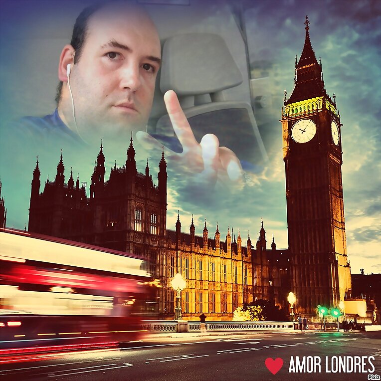 Montaje con el Big Beng de Londres