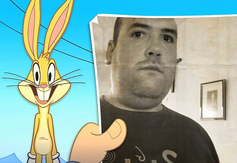 Montaje con Bugs Bunny