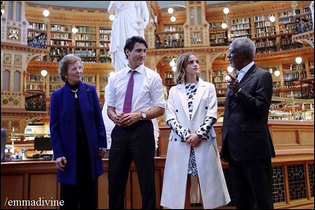 Emma Watson en One Young World Ottawa.