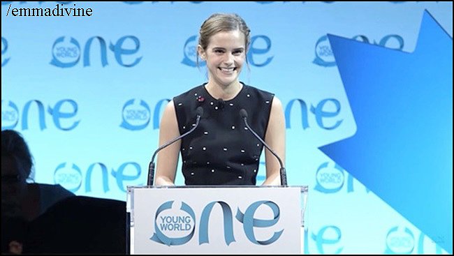 Emma en One Young Wolrd Ottawa.