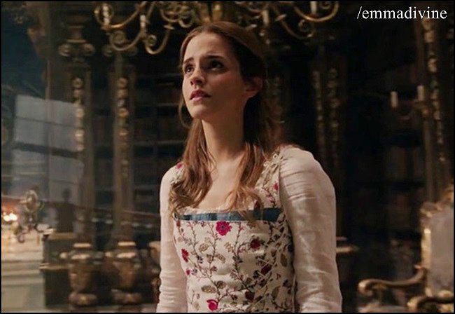 Emma en la Bella y la Bestia.