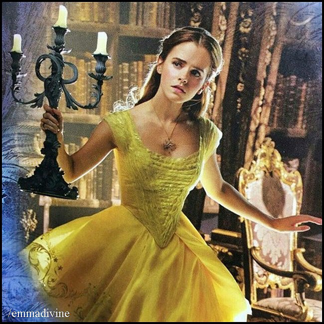 Emma Watson en la Bella y la Bestia.