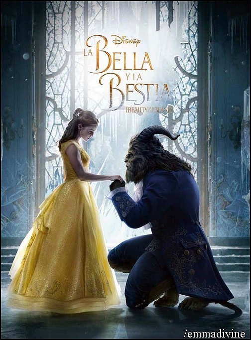 Emma Watson en la Bella y la Bestia.