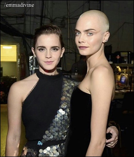 Emma y Cara en los MTV AWARDS.