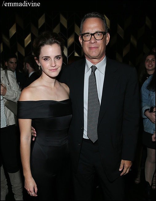 Emma y Tom Hanks, premiere The Circle.