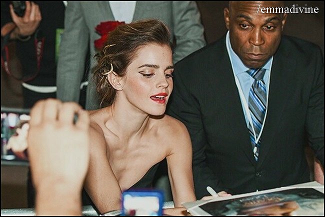 Emma Watson - Premiere de la Bella y la Bestia.