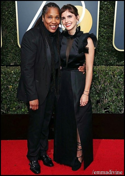 Emma Watson en los Globos de Oro