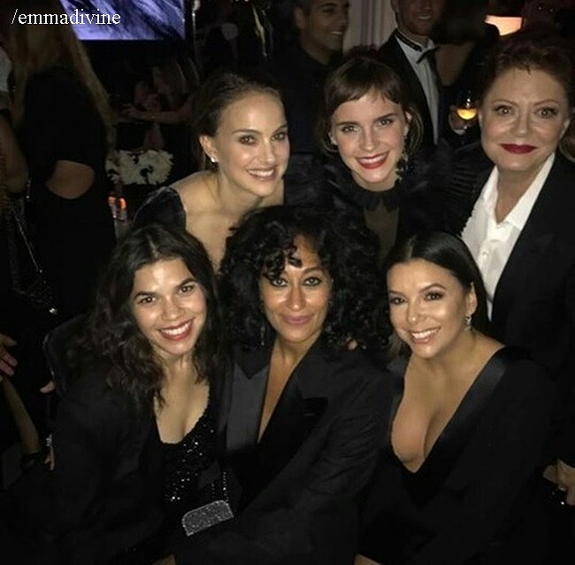 Emma en los Globos de Oro
