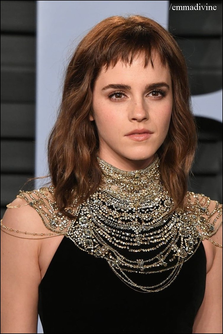 Emma en la fiesta de los Oscars 2018
