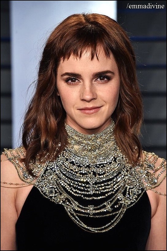 Emma Watson en la fiesta de los Oscars 2018