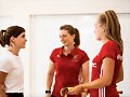 Emma de visita a un colegio de primaria