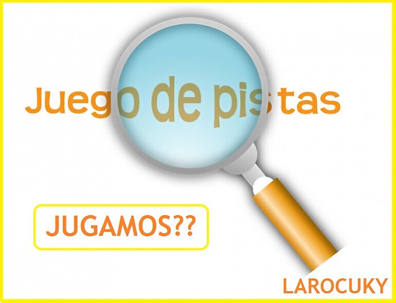JUGAMOS: JUEGO DE PISTAS 2021 2º PARTE