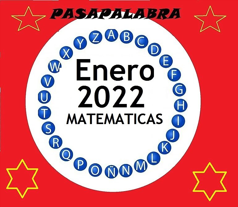 PASAPALABRA: SOLUCIONES MATES 4º PARTE