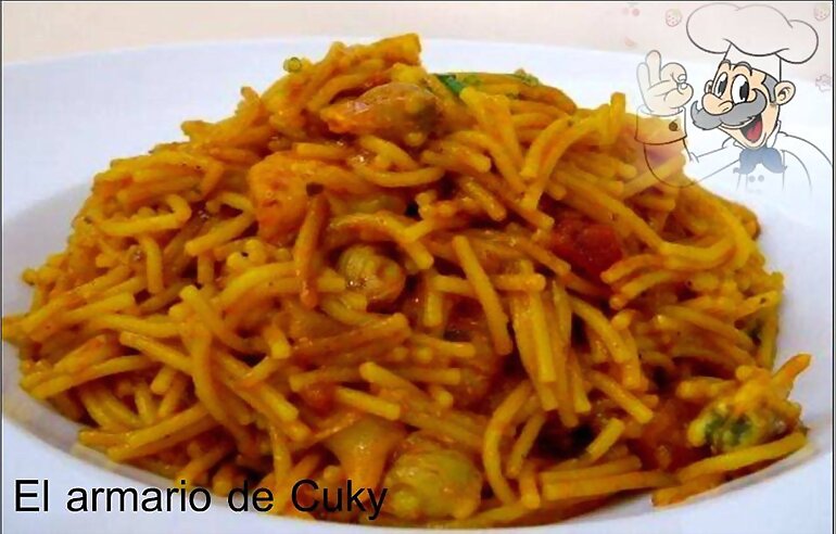 Hoy para comer tenemos FIDEUA!!