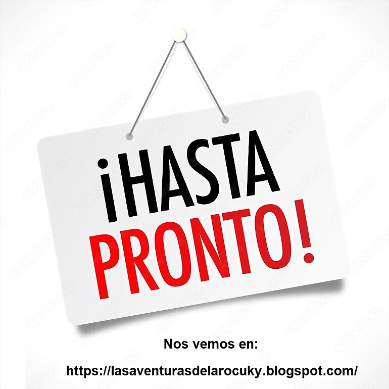 HASTA PRONTO!!!