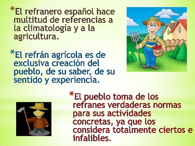 Refranes meteorologicos para Octubre