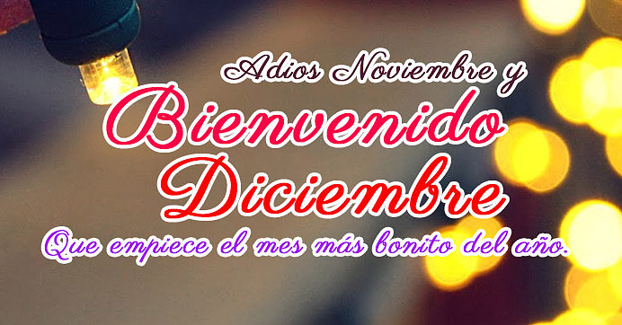 Adios noviembre...