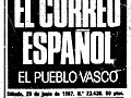 TAL DIA COMO HOY...  EL CORREO ESPA&Ntilde;OL