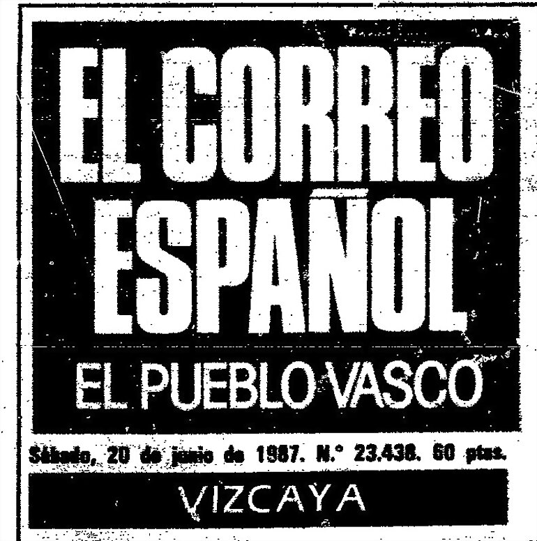 TAL DIA COMO HOY...  EL CORREO ESPAÑOL