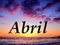 Acontecimientos del mes de Abril