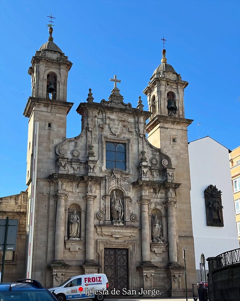 TAL DIA COMO HOY... IGLESIA DE SAN JORGE A CORUÑA