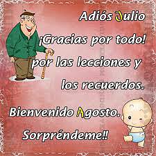 MIS EFEMERIDES PARA JULIO HAN SIDO...