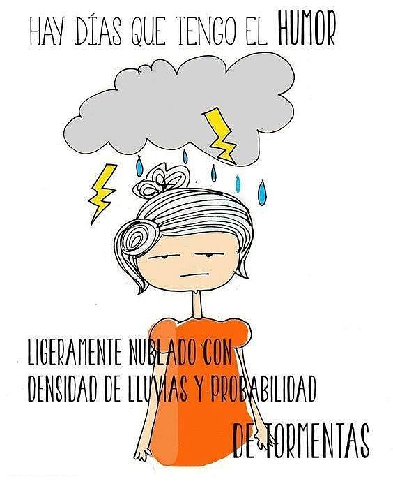 agobiada!