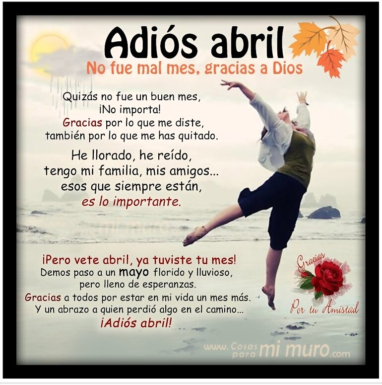 Efemérides del mes de Abril 2020