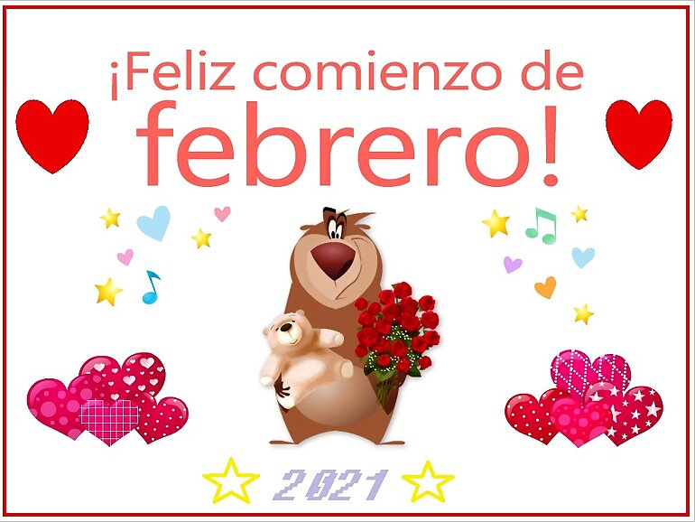 MIS EFEMERIDES PARA FEBRERO SON...