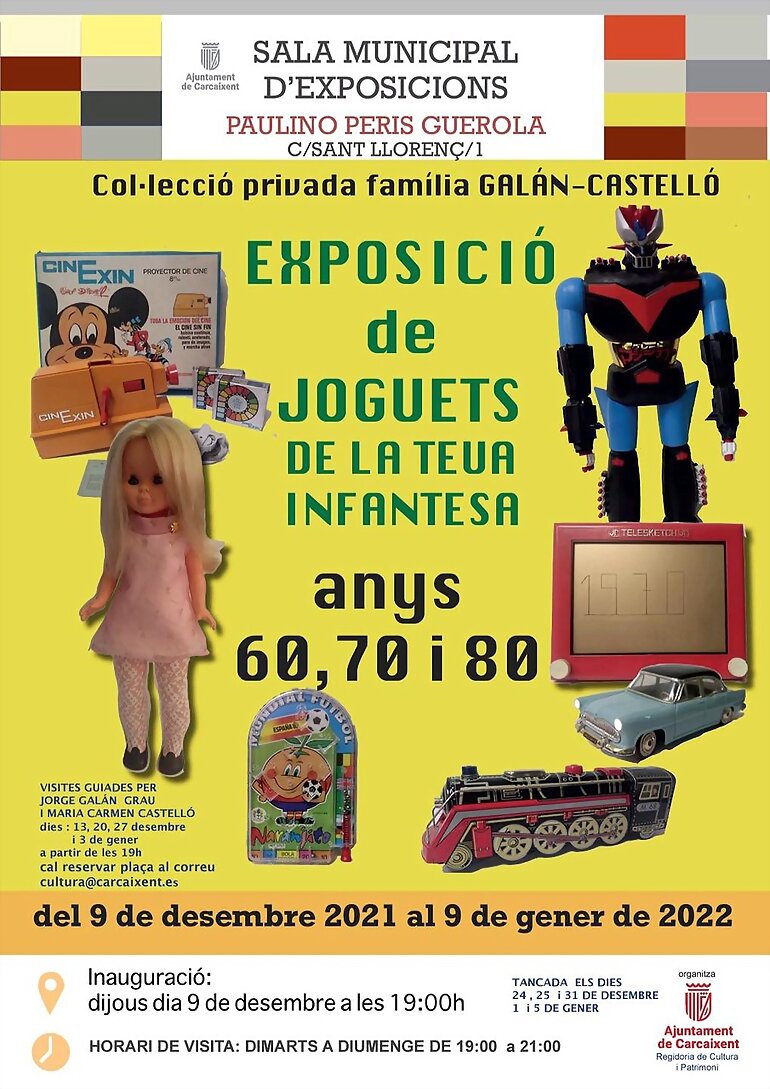 EXPOSICION DE JUGUETES DE INFANCIA