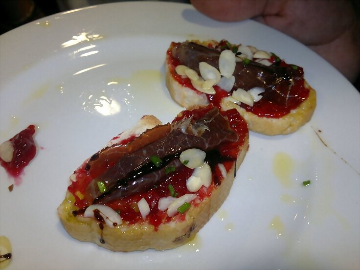 Tosta cecina